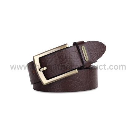 Men Casual Brown Artificial Leather Belt