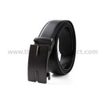 Men Formal, Casual, Black Genuine Leather Belt