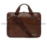 Messenger Bag - Laptop Bag for Men || Women, PU Leather Office Bag