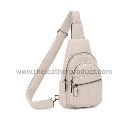 Multipurpose Chest Bag for Work College Beige