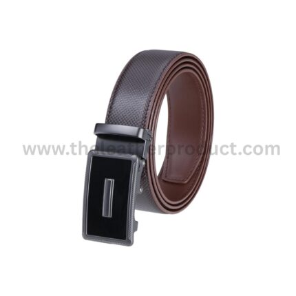 Men Genuine Leather Goods Quality Formal and Casual Auto Lock Buckle Belt