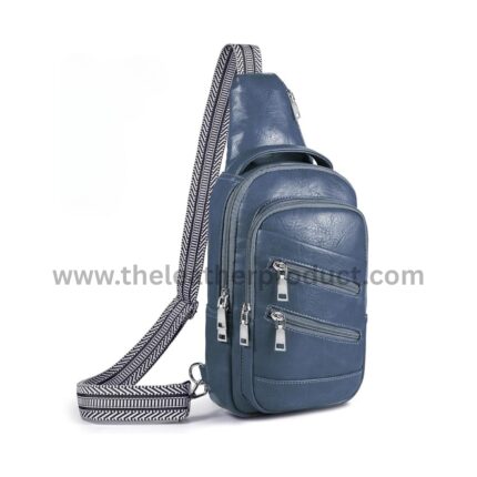 Conceal Carry Sling Bag - Leather Sling Backpack Fanny Pack Crossbody Chest Bags