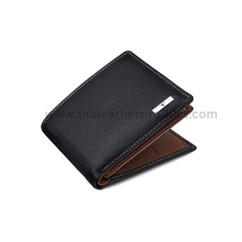 Black Leather Wallet for Men
