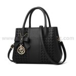Women Handbags PU Leather Totes Bag Top-handle Embroidery Crossbody Shoulder Bag.