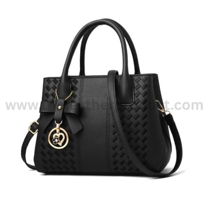 Women Handbags PU Leather Totes Bag Top-handle Embroidery Crossbody Shoulder Bag.