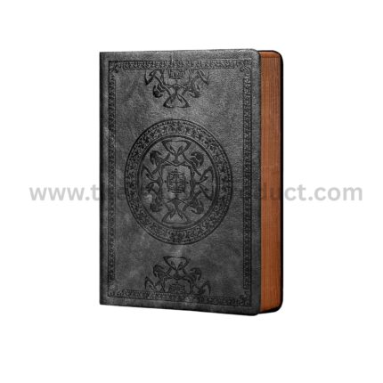 Leather Journal Notebook for Work, Hardcover Notebook Journal with Pen Loop.