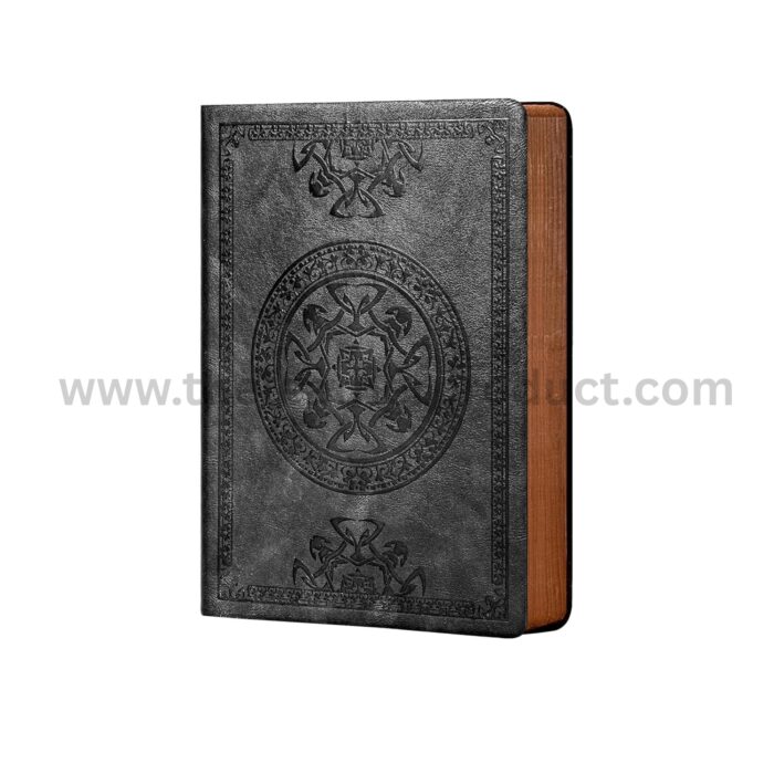 Leather Journal Notebook for Work, Hardcover Notebook Journal with Pen Loop.