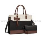 Laptop Tote Bag for Women,Leather Work Bag, Waterproof Business Teacher Bag,Office Gifts for Women.