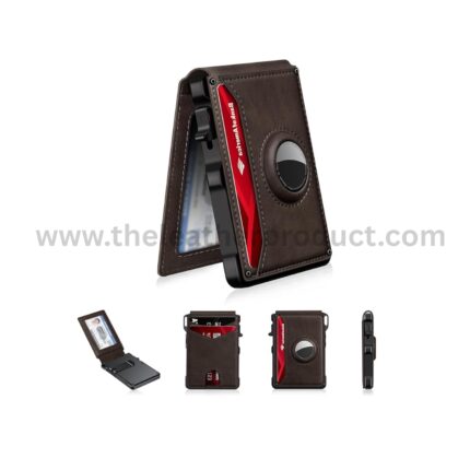 Wallet for Men - with Money Clip Slim Leather Slots Credit Card Holder Minimalist Wallet.