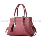 Pink Handbags Shoulder Bag Ladies Designer Satchel Messenger Tote Bag.
