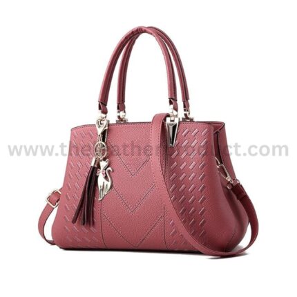 Pink Handbags Shoulder Bag Ladies Designer Satchel Messenger Tote Bag.