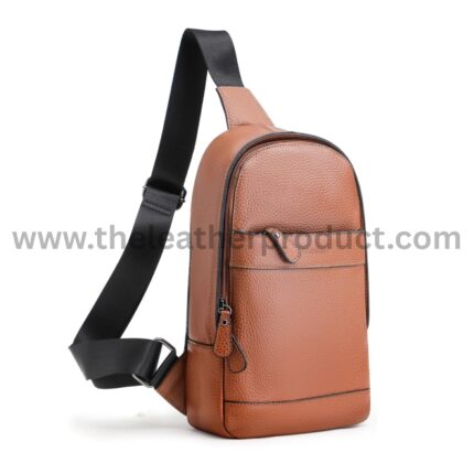 Sling Bag for Men Genuine Leather Cross Body Bag Mens Crossbody