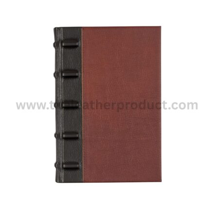 Burgundy Leather Notebook, Leatherpress