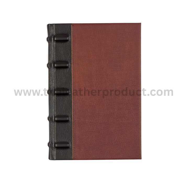 Burgundy Leather Notebook, Leatherpress
